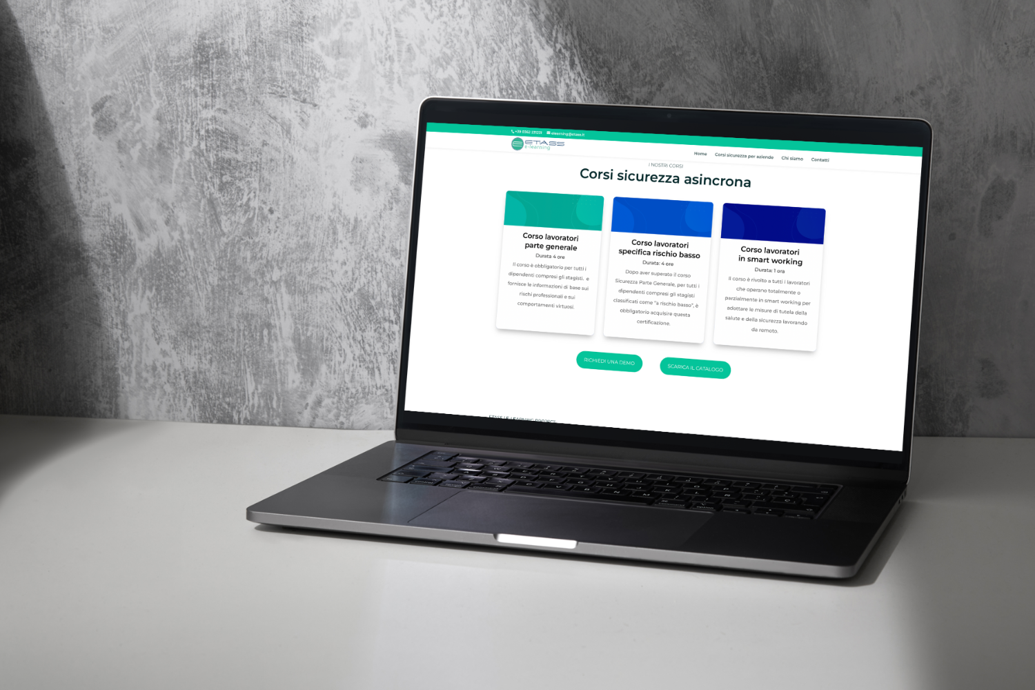 mockup e-learning